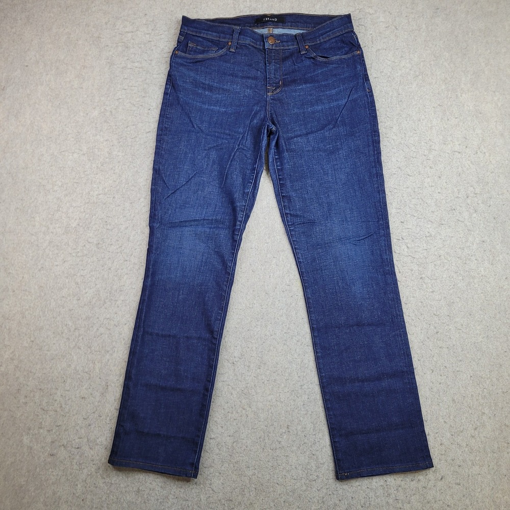 J‎ Brand Skinny Leg Jeans Womens 28 Vortex Blue Dark Wash Stretch Denim 30x28